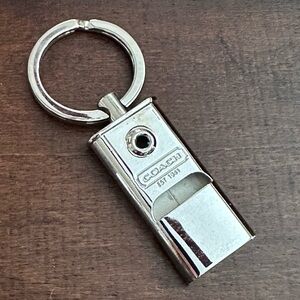 Coach Whistle Keychain Fob